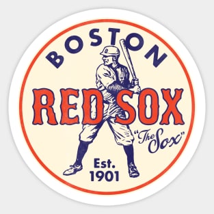 Old Style Boston Red Sox by Buck Tee Sticker